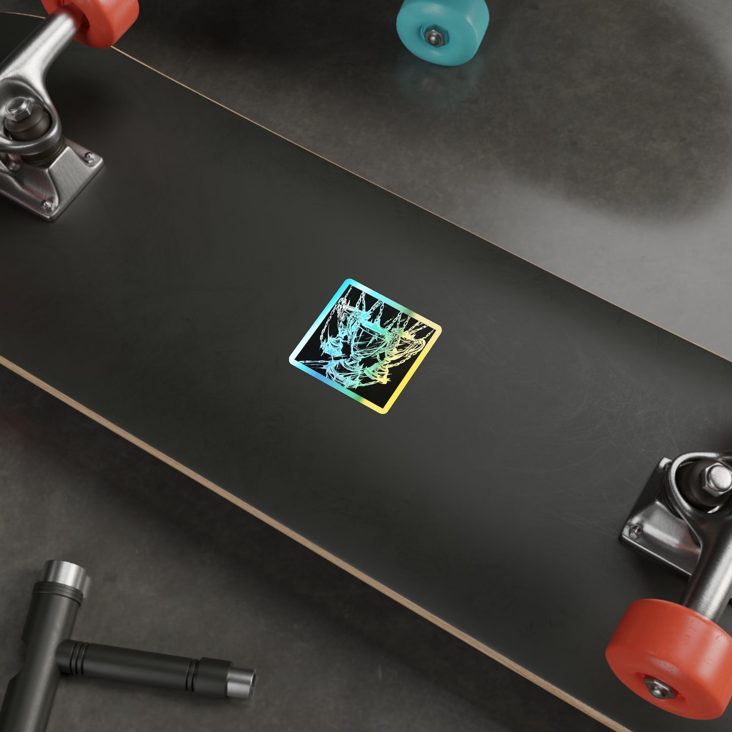 "Compete" Holographic Sticker