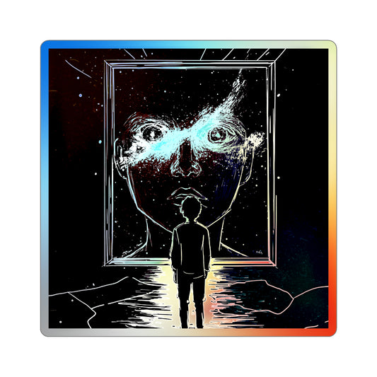 "See Yourself" Holographic Sticker