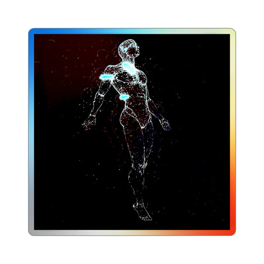 "Faith in Motion" Holographic Sticker