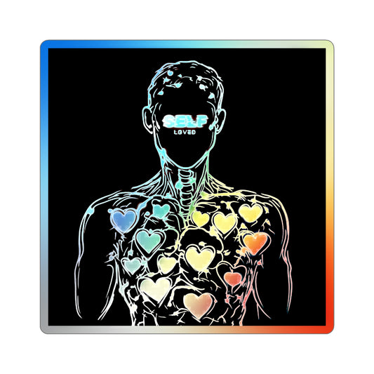 "Self Loved" Holographic Sticker