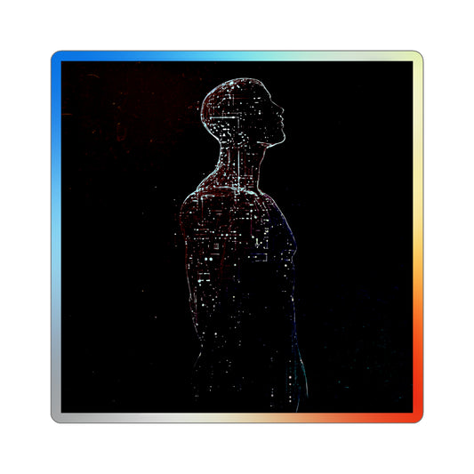 "Don't Wait To Be Programmed" Holographic Sticker